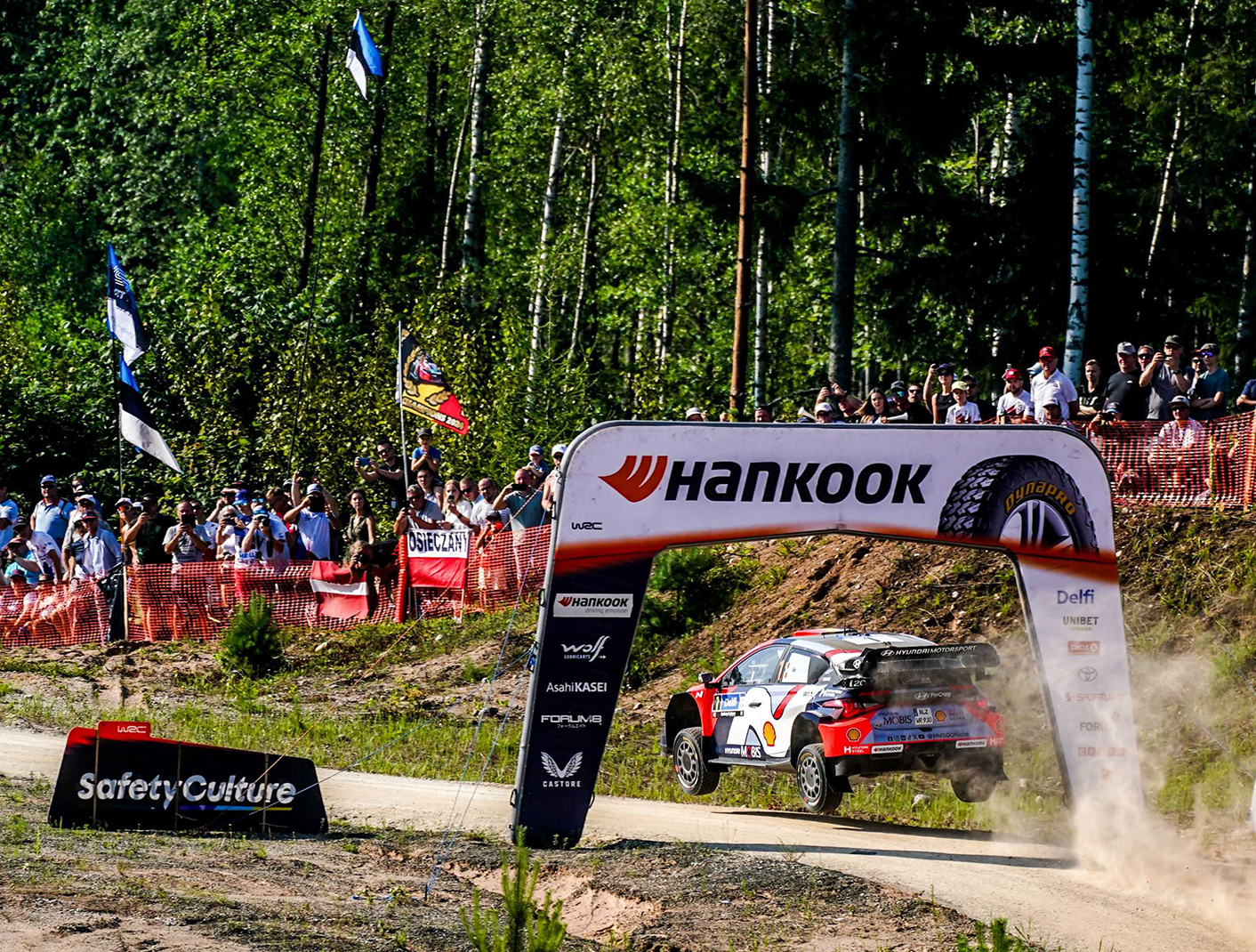 Hankook Backs Round 9 of the FIA World Rally Championship in Finland as Exclusive Tire Supplier
