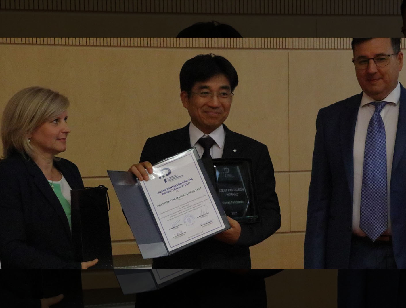 Hankook receives prestigious award at Semmelweis Day celebrations in Hungary
